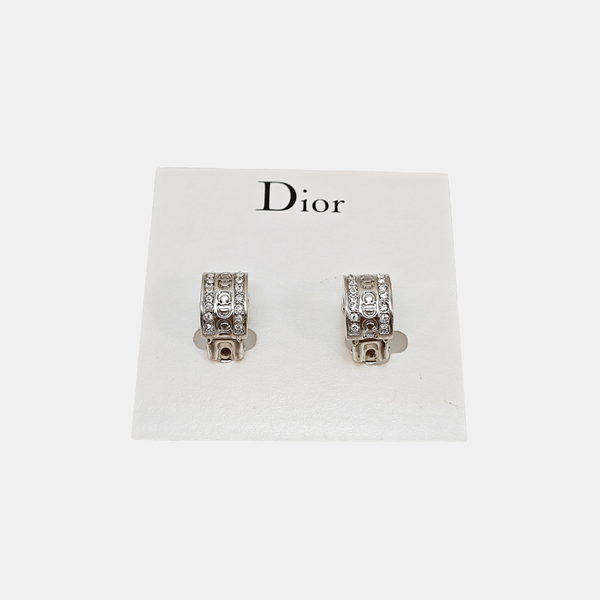 Metal Silver Clip On Earrings