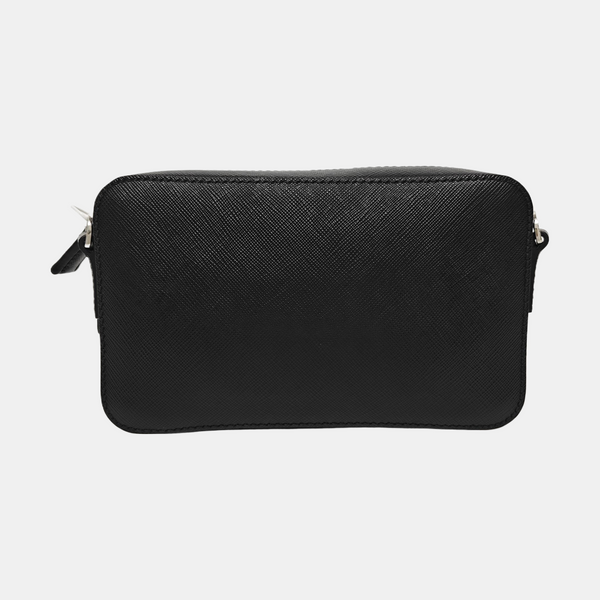 Leather Shoulder Bag Black
