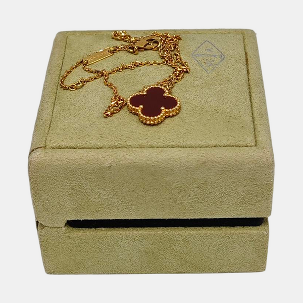 Vintage Alhambra 18k Gold Necklace