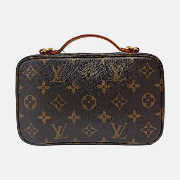 UTILITY Monogram Coated Canvas Brown