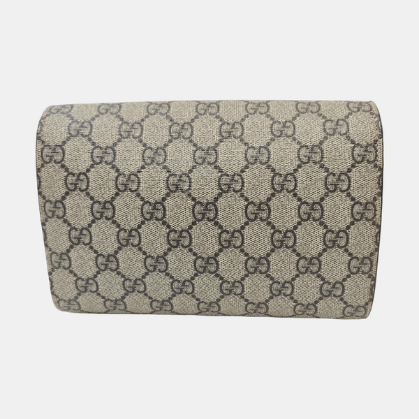 Dionysus Mini Monogram Coated Canvas Black