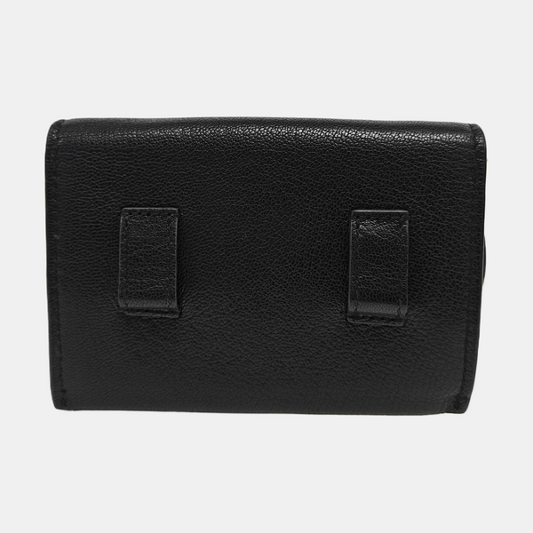 Saddle Mini Lambskin Black