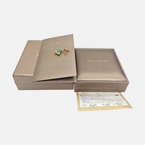 DIVAS' DREAM 18k Rose Gold Green Necklace