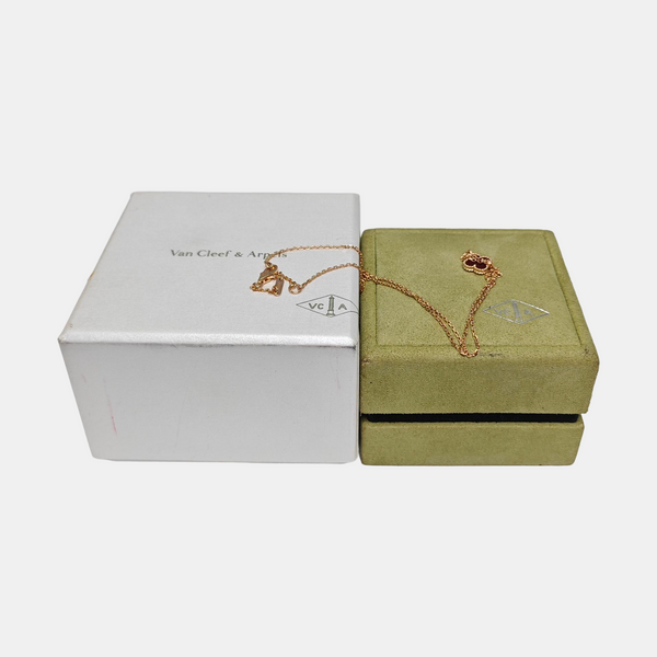 Sweet Alhambra 18k Rose Gold Necklace