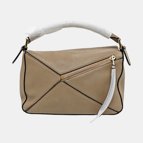 Puzzle Small Calfskin Beige