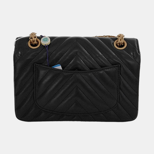 2.55 224 (mini) Quilted Calfskin Black