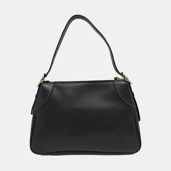 GG Emblem Medium Calfskin Black