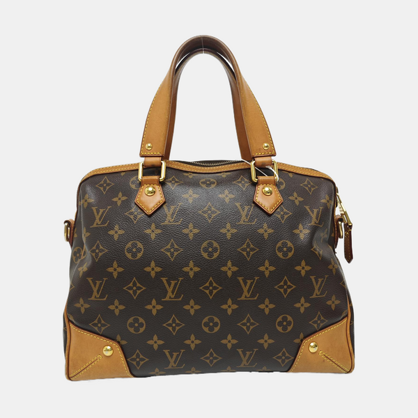 RETIRO NM Monogram Coated Canvas Brown