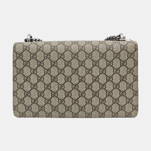 Dionysus Small Monogram Coated Canvas Black