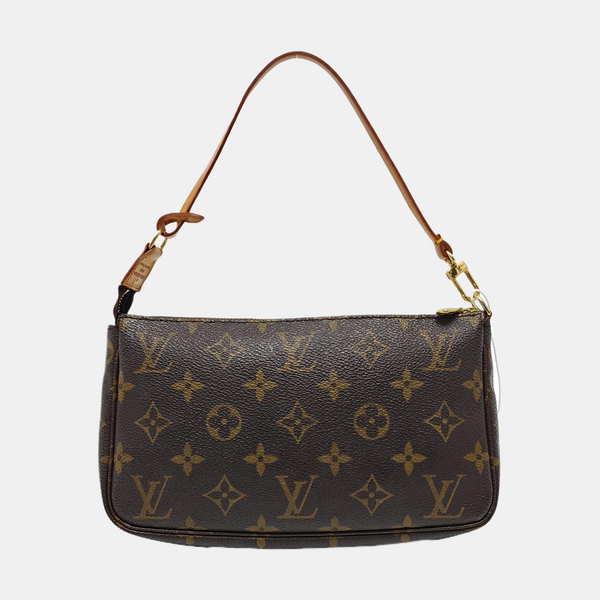ACCESSOIRES Monogram Coated Canvas Brown