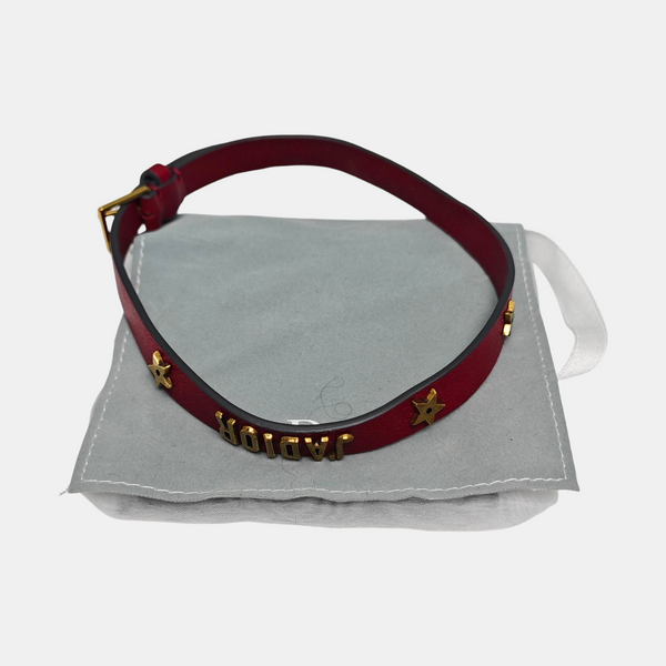 J'adior Metal Red Necklace