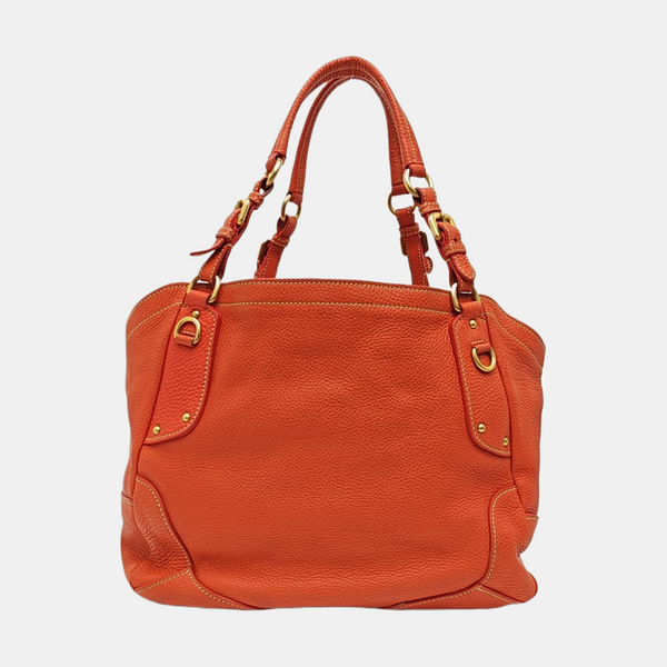 Calfskin Tote Bag Red
