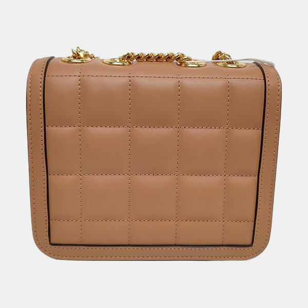 Interlocking G Mini Quilted Calfskin Brown