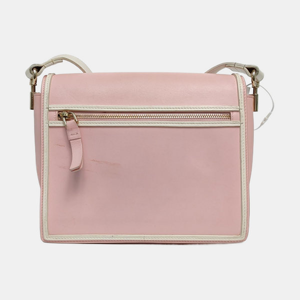 Leather Shoulder Bag Pink