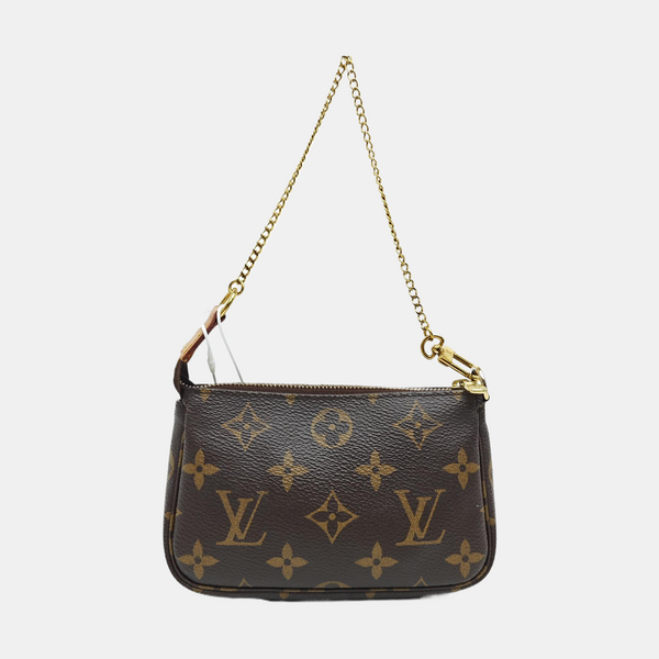 ACCESSOIRES Mini Monogram Coated Canvas Brown