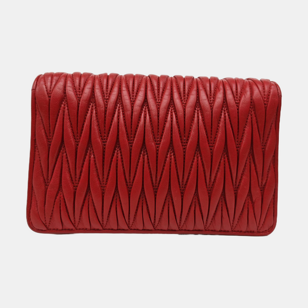My Miu Lambskin Red