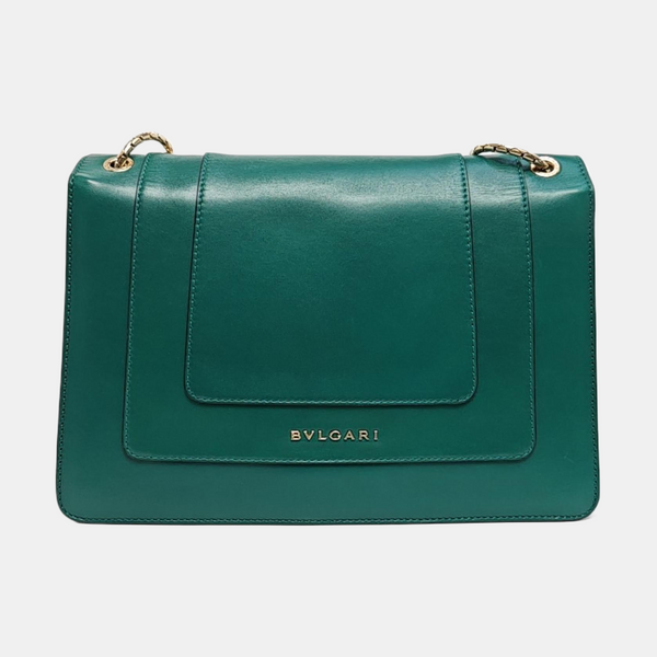 SERPENTI FOREVER Medium Calfskin Green