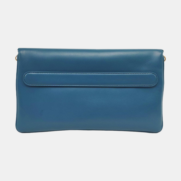Diordouble Medium Calfskin Blue