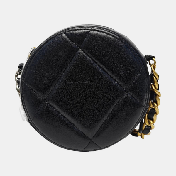 CHANEL 19 Quilted Lambskin Black