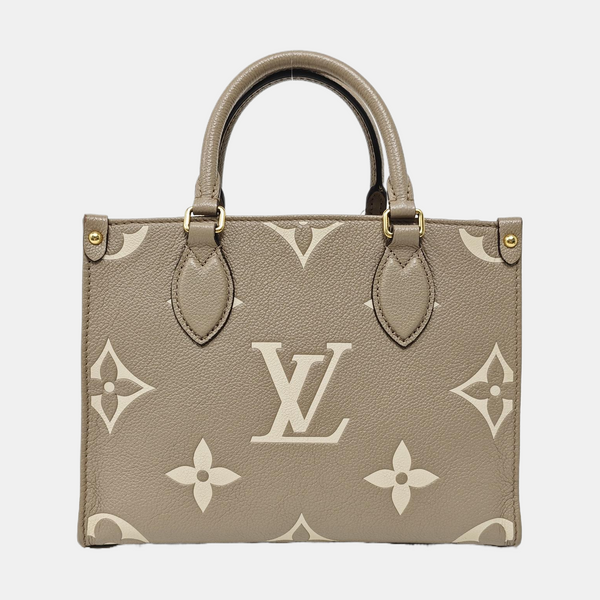 ONTHEGO PM Monogram Calfskin Gray