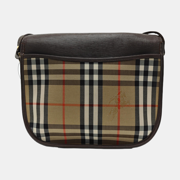 Canvas Crossbody Bag Brown