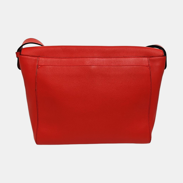 Calfskin Shoulder Bag Red
