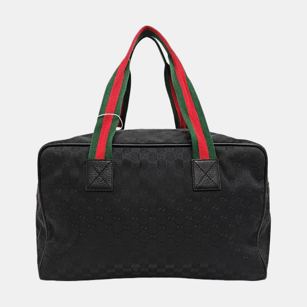 Monogram Canvas Top Handle Bag Black