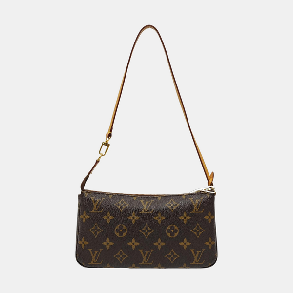 ACCESSOIRES GM Monogram Coated Canvas Brown