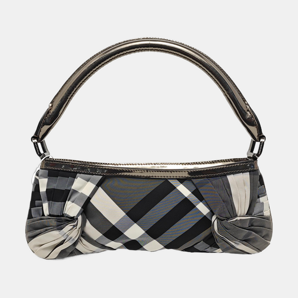 Nylon Shoulder Bag Large Gray