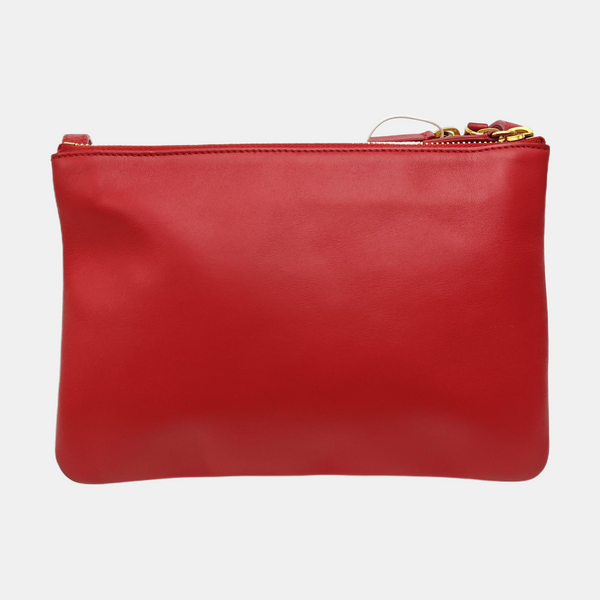 TRIO Small Calfskin Red