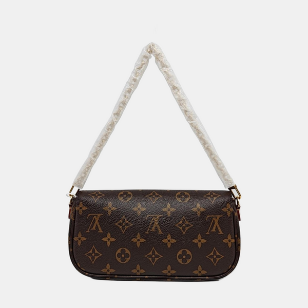 IVY Monogram Coated Canvas Brown