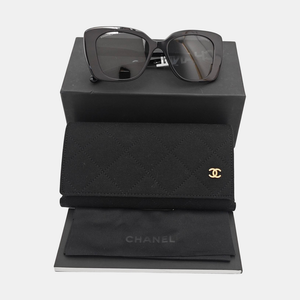 Synthetic Sunglasses Black