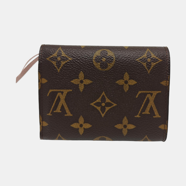 VICTORINE Monogram Coated Canvas Brown Wallet
