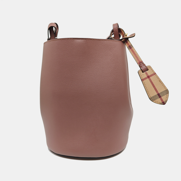 Calfskin Bucket Bag Beige