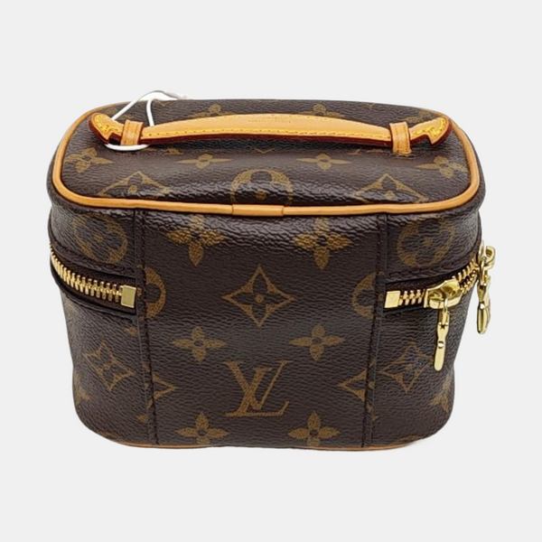 NICE Super Mini Monogram Coated Canvas Brown