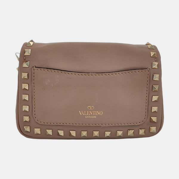 Rockstud Calfskin Pink