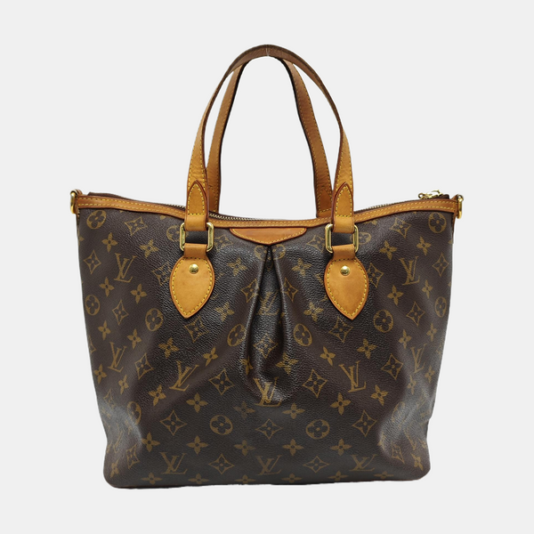 PALERMO PM Monogram Coated Canvas Brown