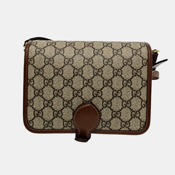 Retro Mini Monogram Coated Canvas Beige