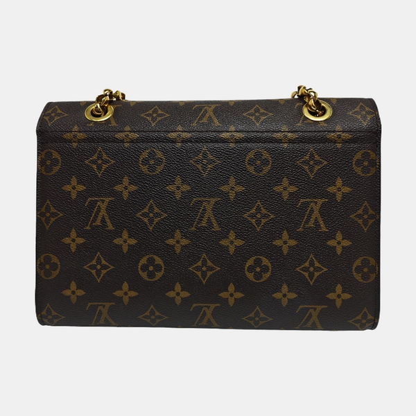 VICTOIRE Monogram Coated Canvas Brown