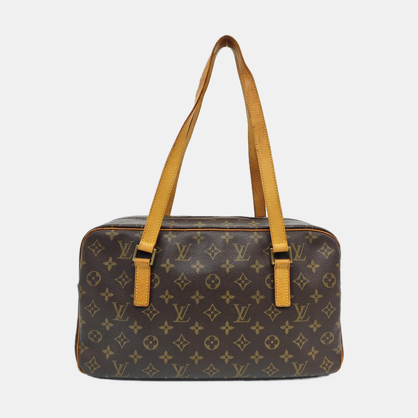 CITE GM Monogram Coated Canvas Brown