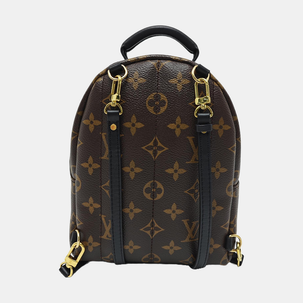 PALM SPRINGS Mini Monogram Coated Canvas Brown