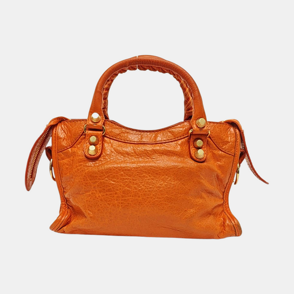 Classic City Mini Lambskin Orange