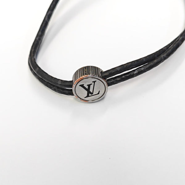 Coated Canvas Black Bangle