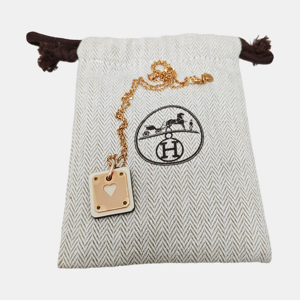 As De Coeur Metal Rose Gold Necklace