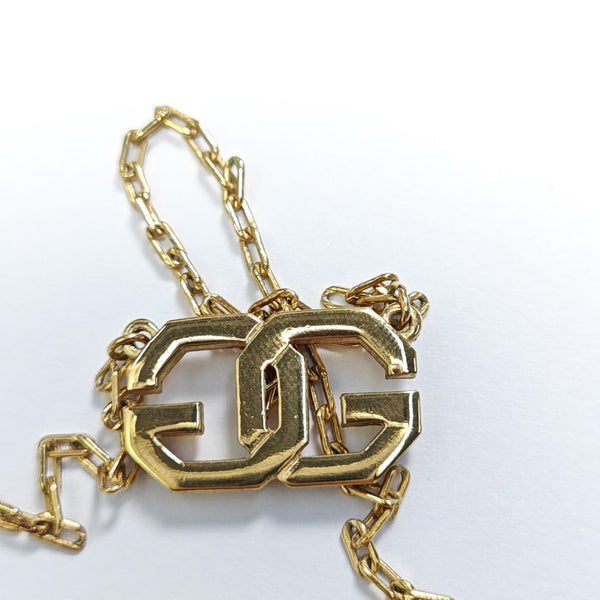 G Cube Metal Gold Necklace