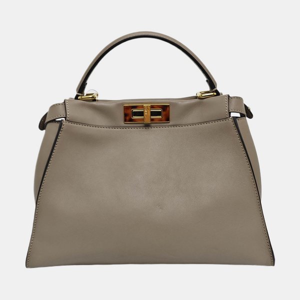 Peekaboo Medium Calfskin Gray