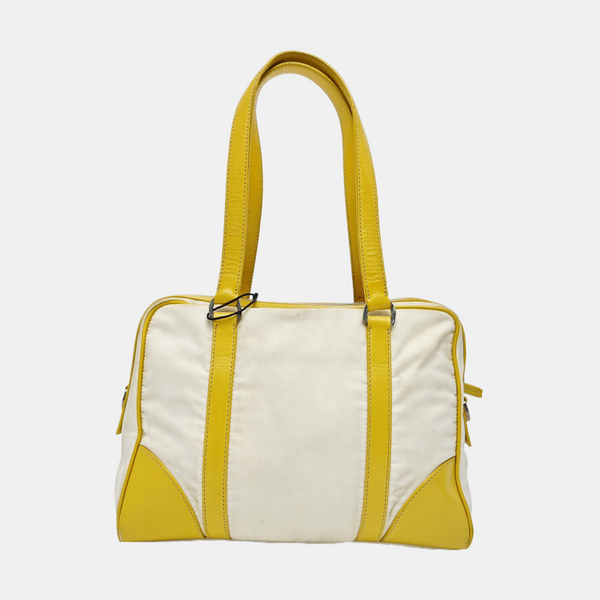 Nylon Top Handle Bag Multicolor