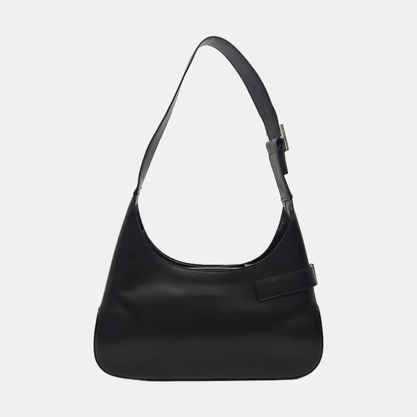Clasp Hobo Medium Calfskin Black