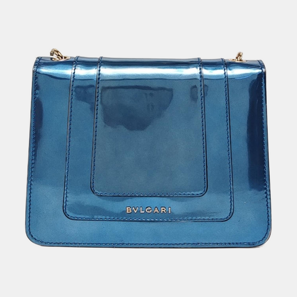 SERPENTI FOREVER Small Calfskin Blue