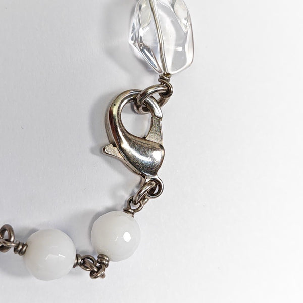 Metal White Necklace